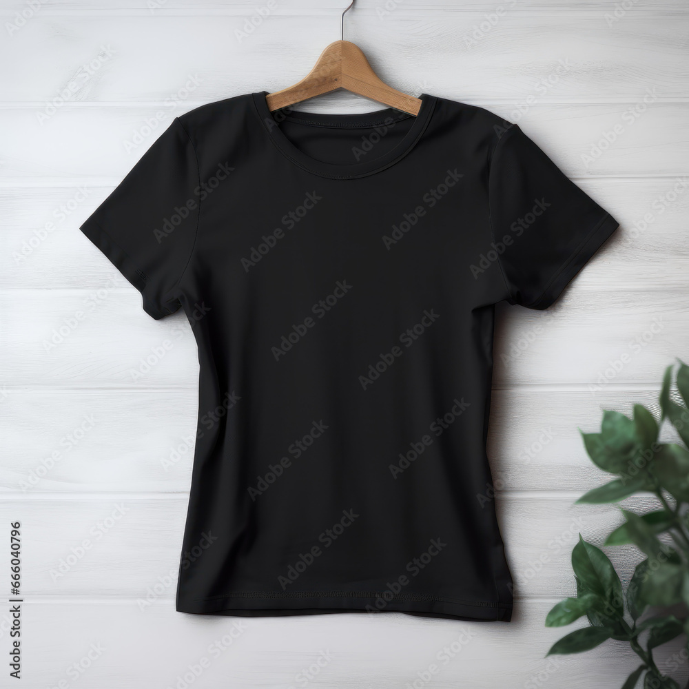 Blank T-Shirt Mockup - A versatile template for showcasing your branding and design ideas in various industries such as business, marketing, and creative services Blank T-Shirt Mockup - A versatile template for showcasing your branding and design ideas in various industries such as business, marketing, and creative services