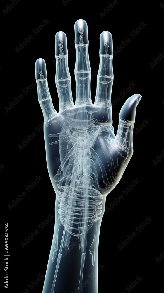 Human body x-ray medical illustration 3d style Human body x-ray medical illustration 3d style