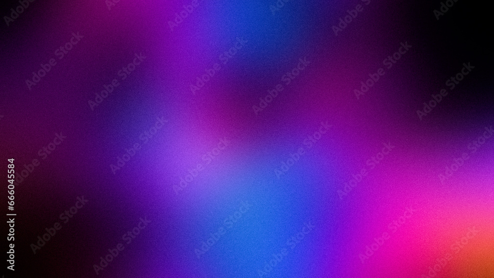Dark blue pink orange lilac neon yellow coral abstract background for design. Blurred color gradient, ombre. Defocused, rare, multicolored, mix, iridescent, bright, cheerful. Coarse, grainy. Template Dark blue pink orange lilac neon yellow coral abstract background for design. Blurred color gradient, ombre. Defocused, rare, multicolored, mix, iridescent, bright, cheerful. Coarse, grainy. Template