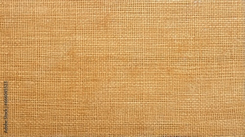 Jute hessian sackcloth canvas sack cloth woven texture pattern background in yellow beige cream brown color © HN Works