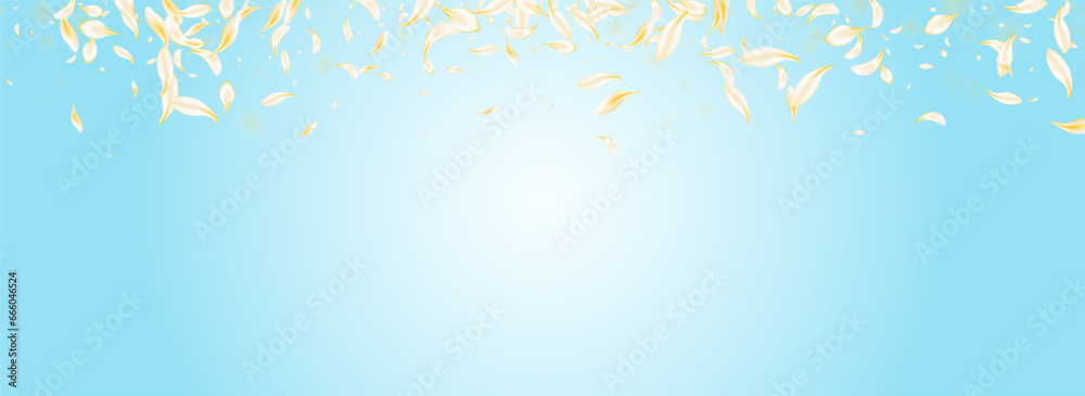 Beige Cherry Japan Vector Panoramic Blue Beige Cherry Japan Vector Panoramic Blue