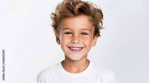 Close-up portrait of a young boy