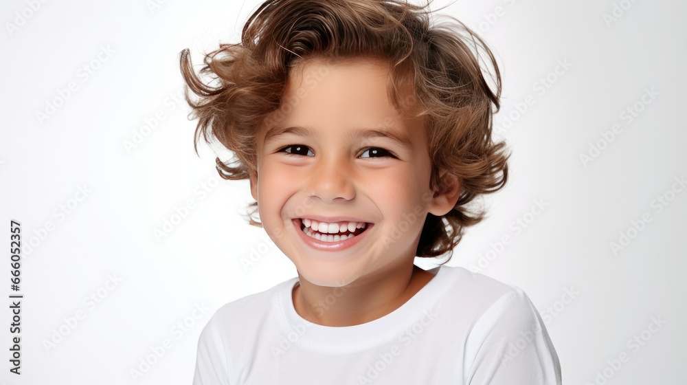 Close-up portrait of a young boy Close-up portrait of a young boy