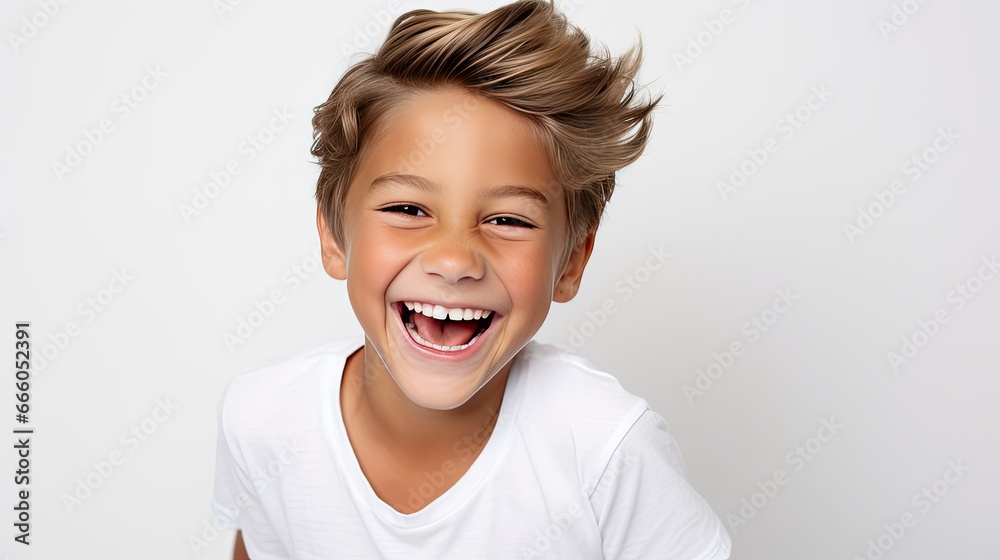 Close-up portrait of a young boy Close-up portrait of a young boy
