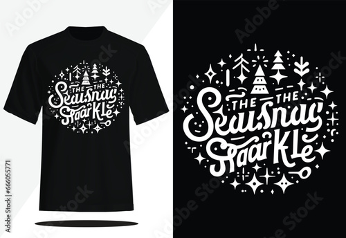 Tis the Season to Sparkle Christmas T-shirt design