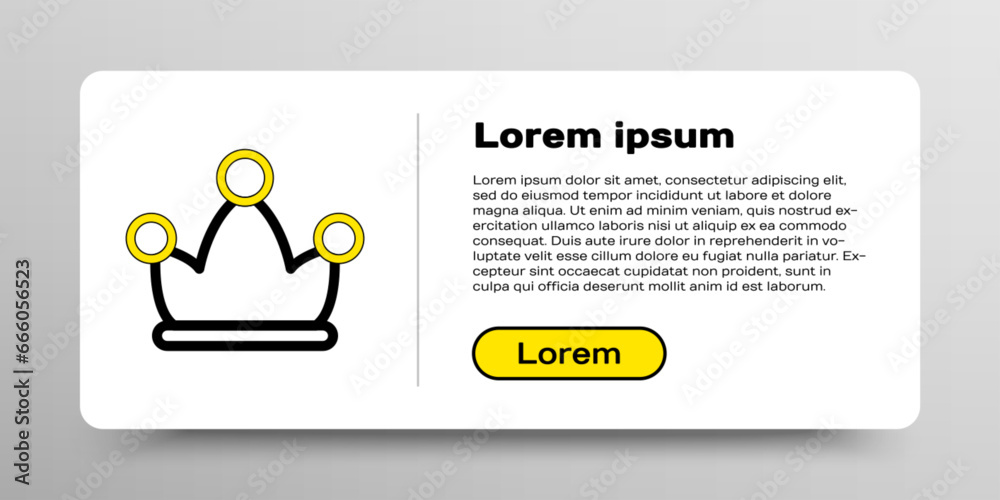 Line Jester hat with bells isolated on white background. Clown icon. Amusement park funnyman sign. Colorful outline concept. Vector Line Jester hat with bells isolated on white background. Clown icon. Amusement park funnyman sign. Colorful outline concept. Vector