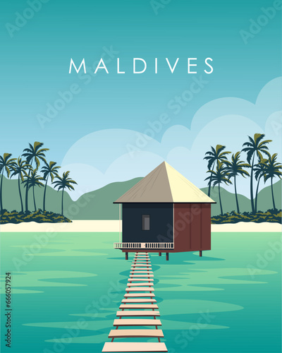 Maldives poster banner