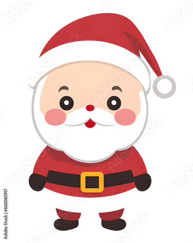 Santa clause, cartoon, character design, png, isolated background, illustrations, merry Christmas and happy new year.