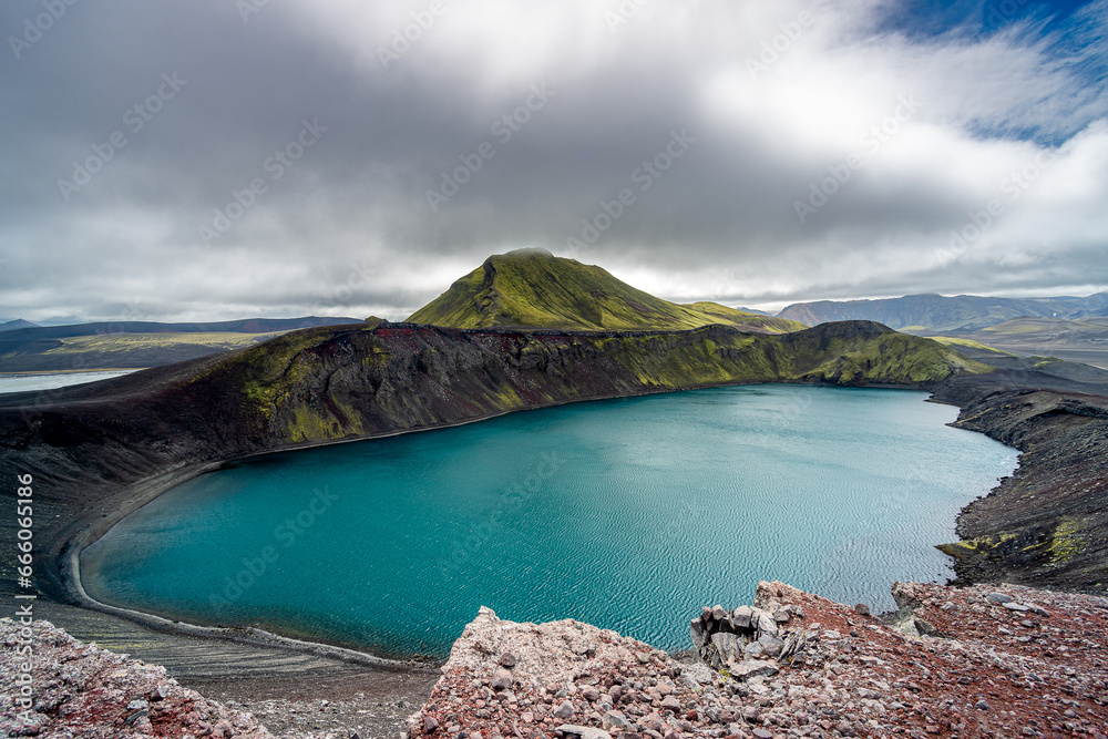 Φωτογραφία Cratere di Blahylur, Landmannalaugar, Fjallabak riserva naturare, Islanda Highla