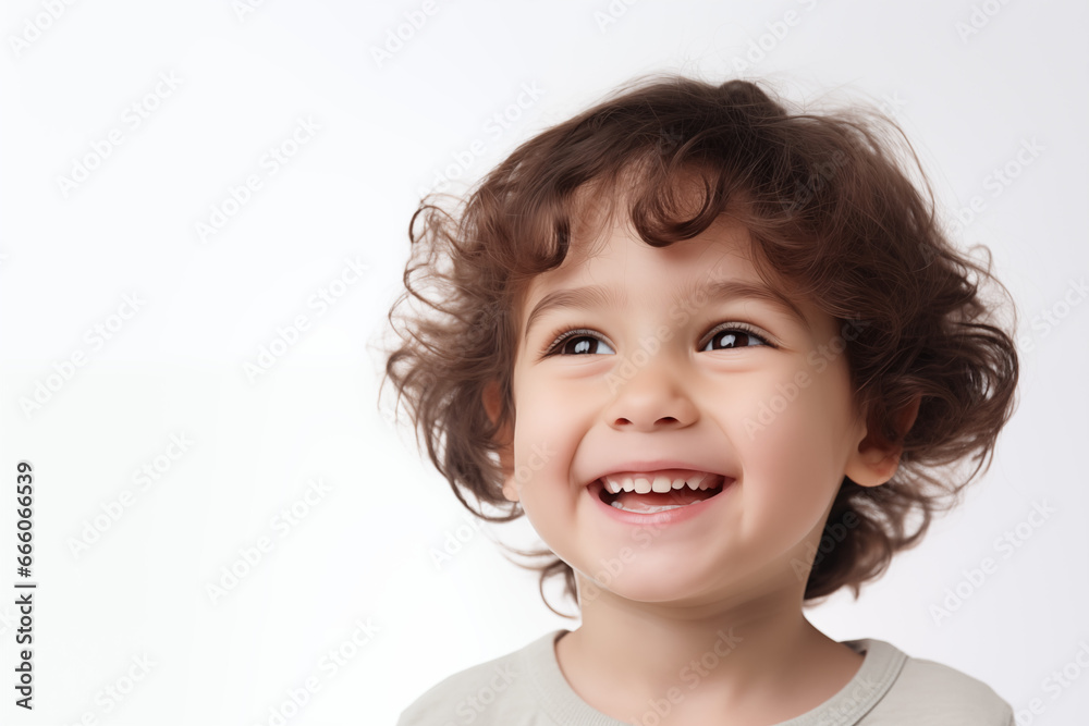 Portrait of a smiling little child Portrait of a smiling little child