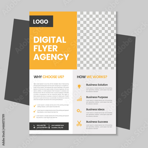 Colorful corporate and business flyer collection, corporate poster, flyer bundle, brochure, annual report, proposal, leaflet, company profile, digital marketing poster and a4 layout with mockup