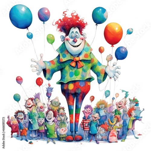crazy clown pennywise sketch caricature stroke doodle illustration vector drawn mascot clipart