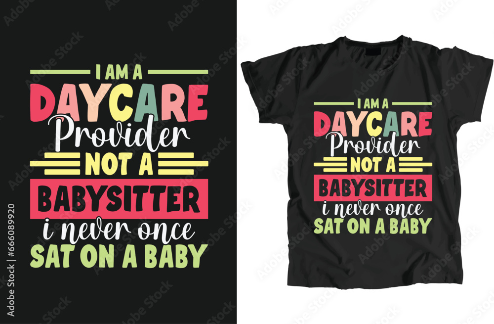 Fototapeta premium Babysitter Design Can Use For t-shirt, Hoodie, Mug, Bag etc.