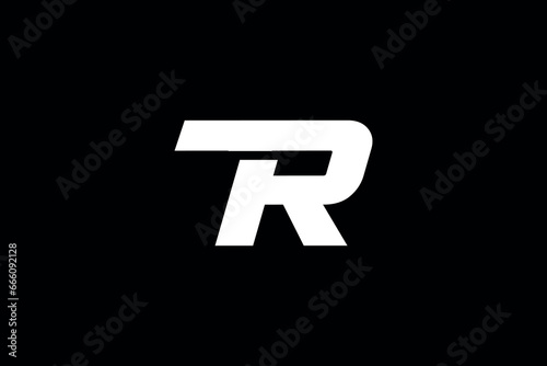 RT, TR, R, T abstract letters logo monogram