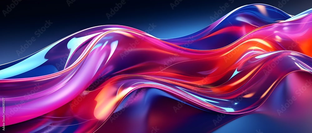 abstract background with glossy waves abstract background with glossy waves