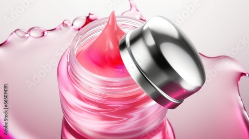 bottle of fairness pink cream 