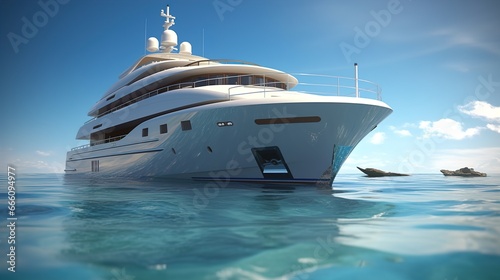 cruise ship in the sea