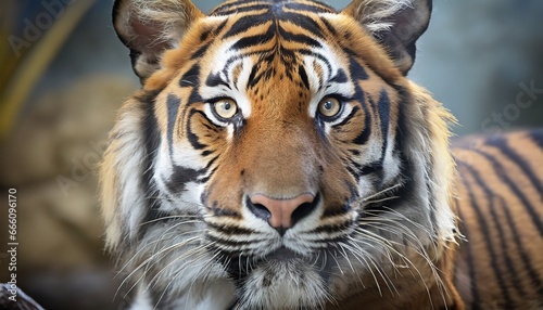 portrait of a bengal tiger