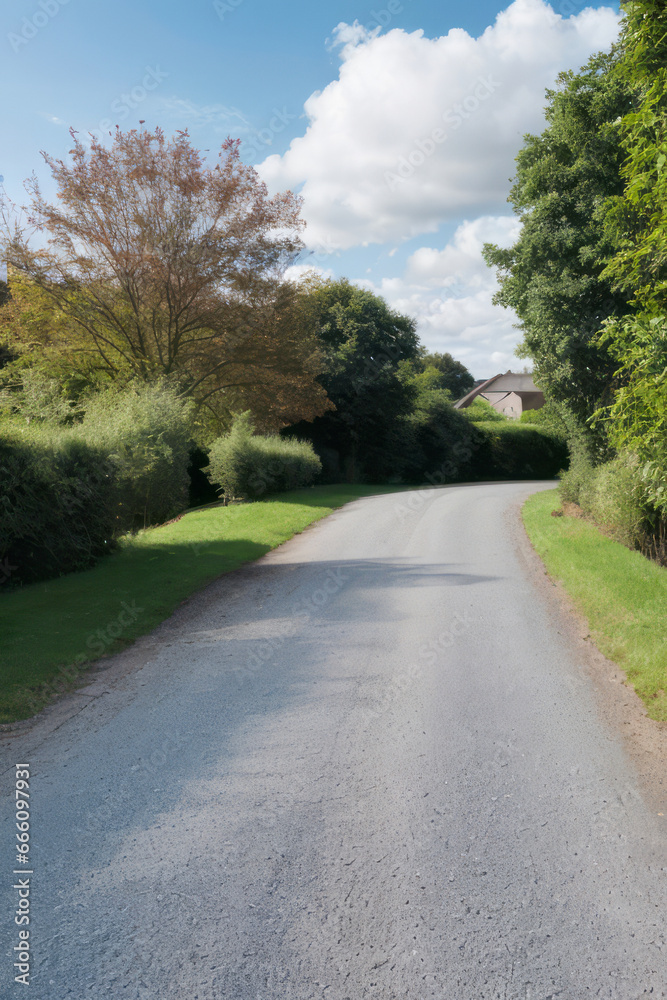 road in the park