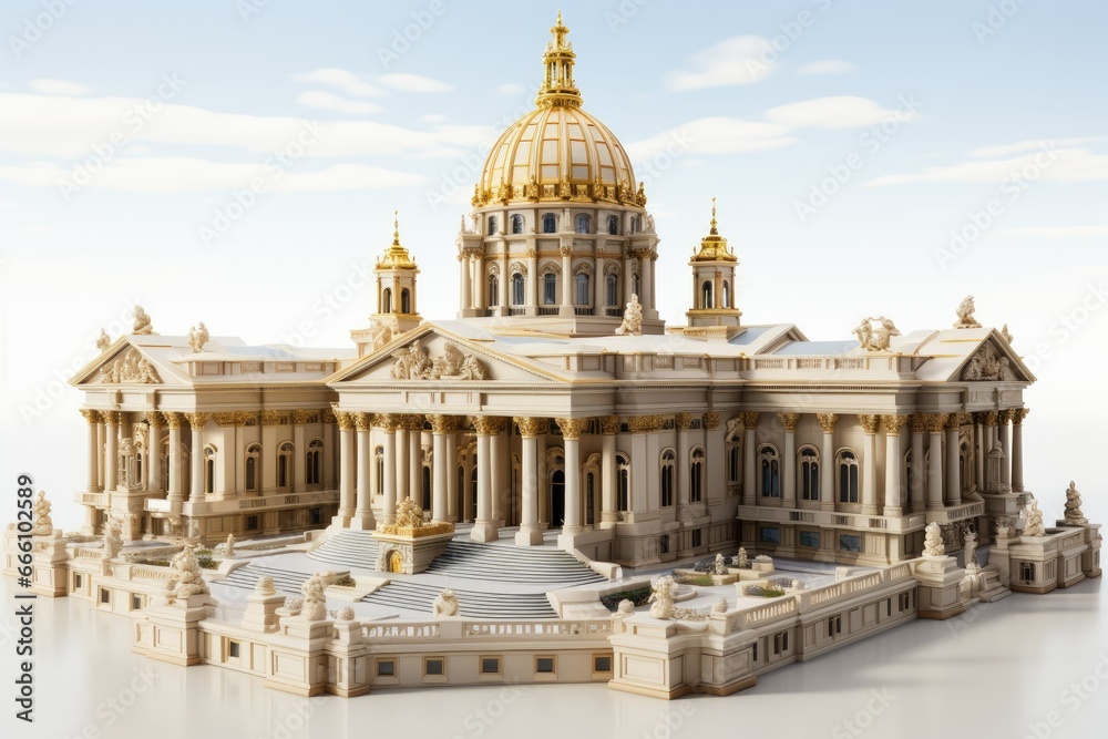 Historical Majesty Neo-classical Basilica's Grand Presence