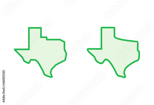 Texas icon set. texas sign symbol © AAVAA