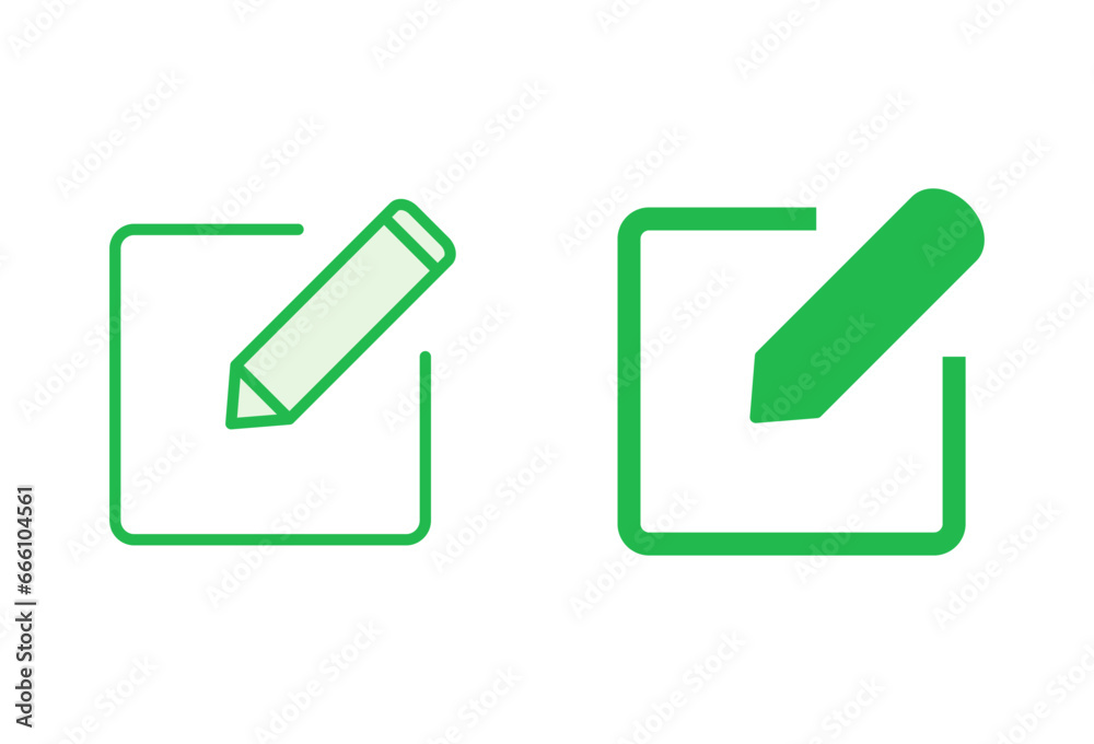 Edit icon set. edit document icon. edit text icon. pencil. sign up