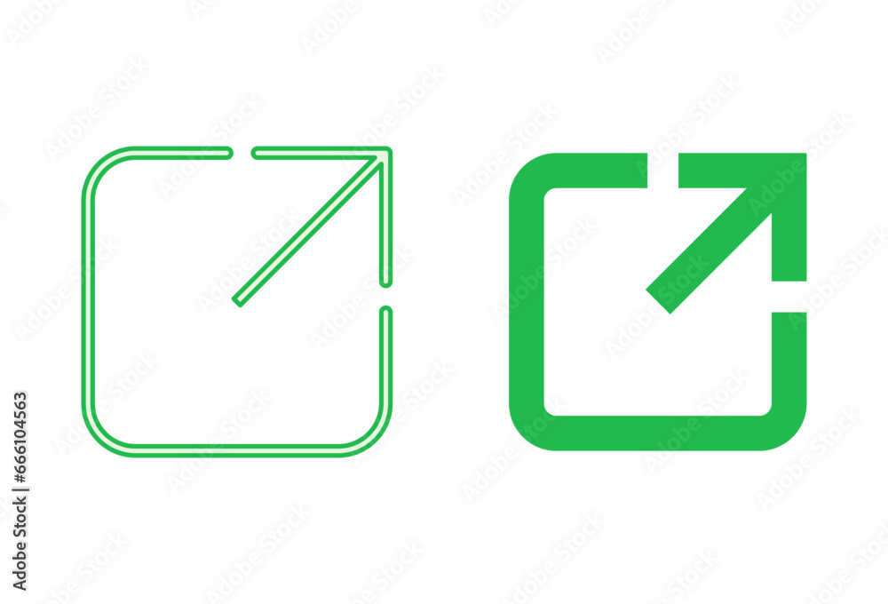 External link icon set. link icon vector. hyperlink symbol External link icon set. link icon vector. hyperlink symbol