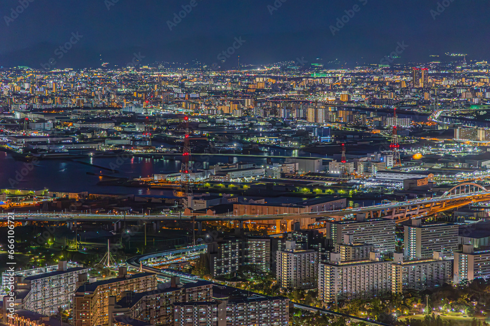 Obraz premium 都市夜景