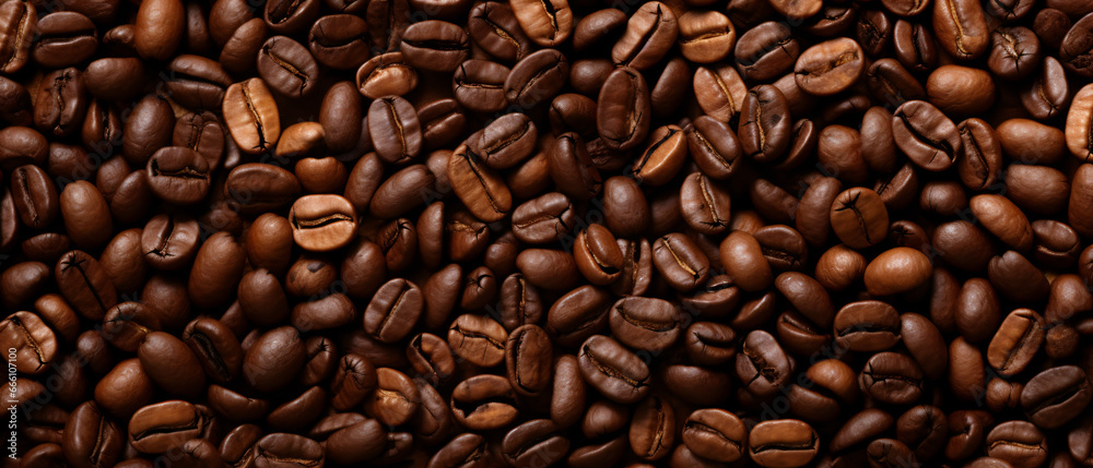Coffee Beans Background Texture