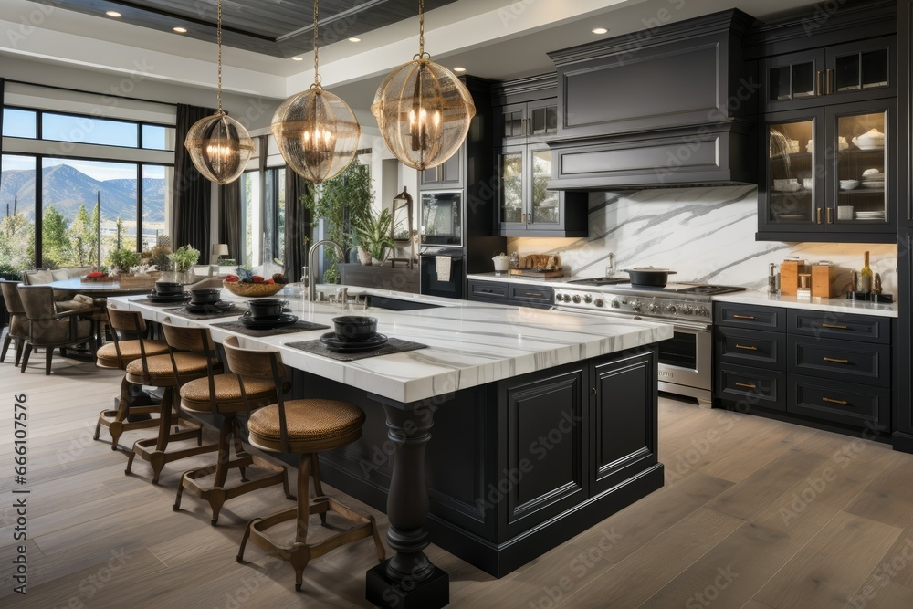 Culinary Excellence in a Luxury Gourmet Kitchen
