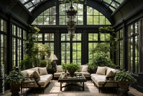 Lush Serenity in Classic Conservatory