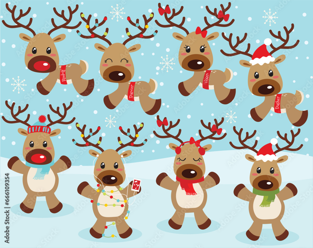 Obraz premium Christmas Reindeer