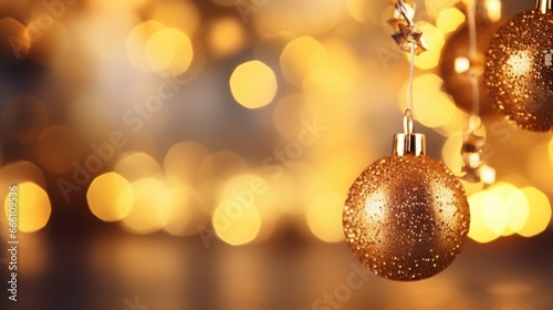 golden christmas ball 