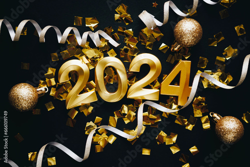 Photography happy new year 2024 background