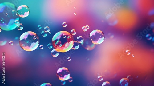 water drops on blue desktop wallpaper