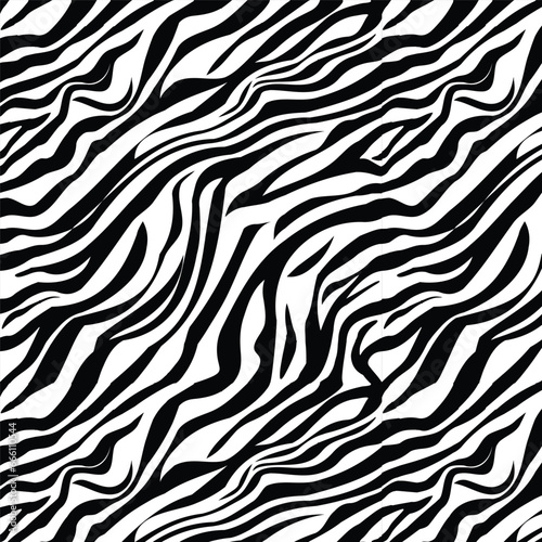 Monochrome Seamless Vector Pattern Zebra Stripes Seamless Pattern zebra pattern print seamless