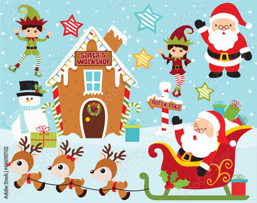 Christmas, Santa's workshop