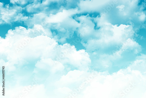 blue sky with clouds