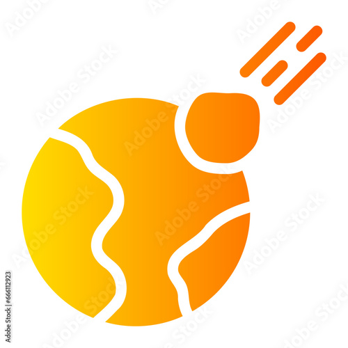 catastrophe gradient icon