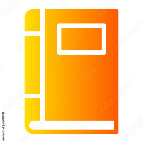 documentary gradient icon