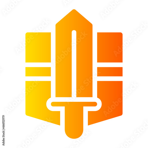 medieval gradient icon