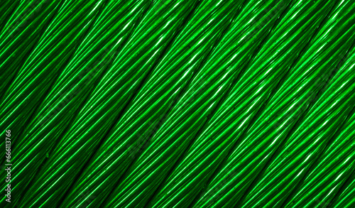 green copper wires with visible details. background or texture