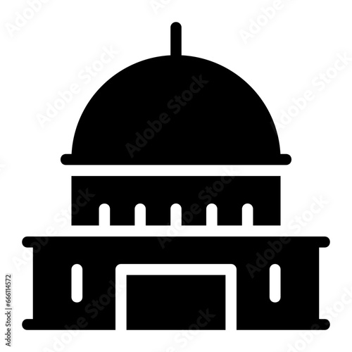 politics glyph icon