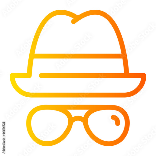 detective gradient icon