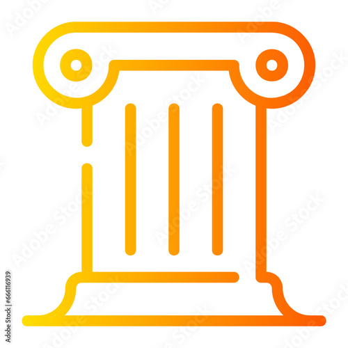 history gradient icon