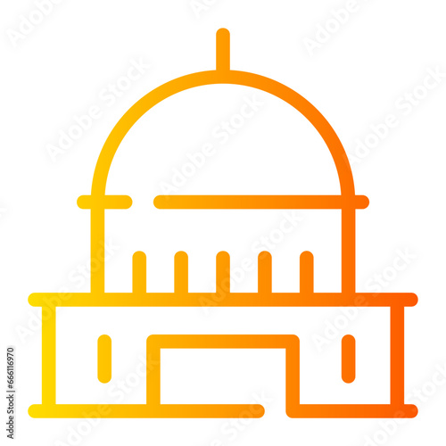 politics gradient icon