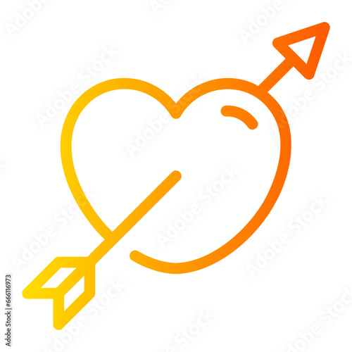 romance gradient icon