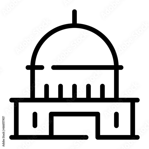 politics line icon