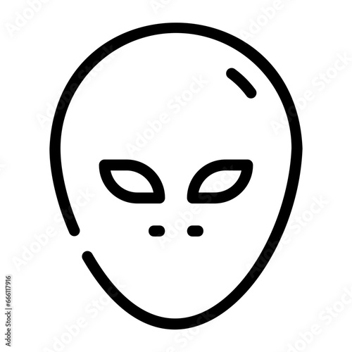 sci fi line icon