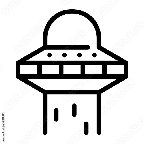 Science fiction line icon